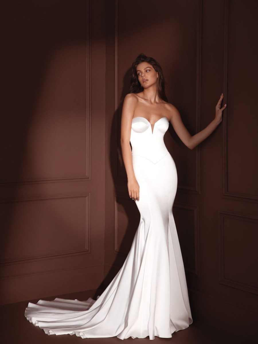 Dresses Kleinfeld Bridal Kleinfeld Exclusives | Fit And Flare Corseted Gown