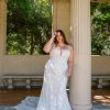 Dresses Kleinfeld Bridal Lace | Romantic Floral Fit-And-Flare Gown