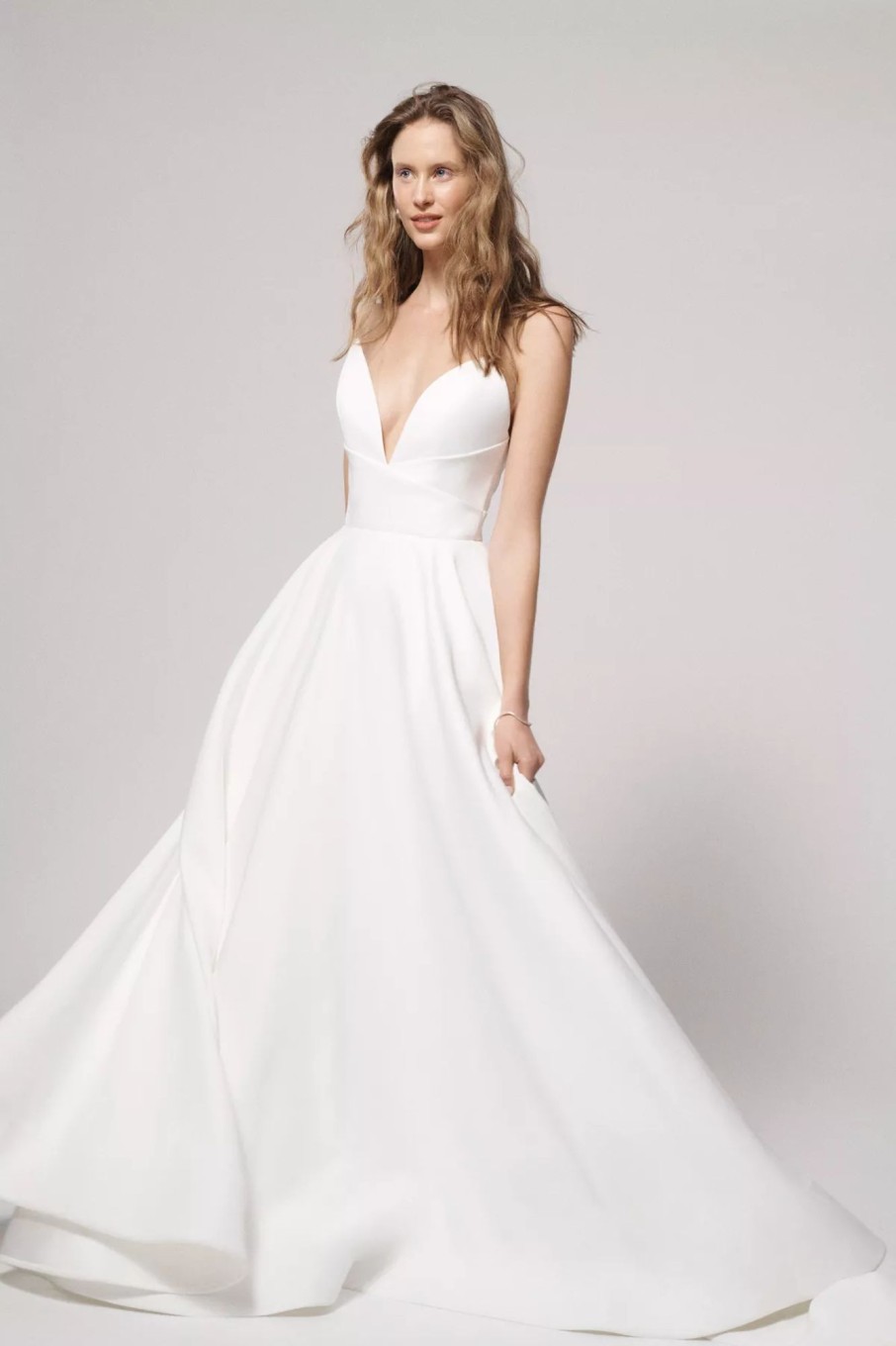 Dresses Kleinfeld Bridal Plus Size Wedding Dresses | Simple Sweetheart Neckline Satin Ball Gown Wedding Dress