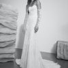 Dresses Kleinfeld Bridal Lace | Strapless Lace Fit And Flare Wedding Dress