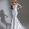 Dresses Kleinfeld Bridal Kleinfeld Exclusives | Strapless V-Neckline Mikado Mermaid Wedding Dress