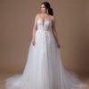 Dresses Kleinfeld Bridal A-Line | Romantic Strapless Tulle A-Line Gown