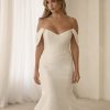 Dresses Kleinfeld Bridal Fit And Flare | Simple And Modern Corset Fit-And-Flare Gown