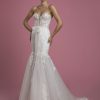 Dresses Kleinfeld Bridal Mermaid | Strapless Sweetheart Neckline Mermaid Lace Wedding Dress With Tulle Skirt