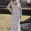 Dresses Kleinfeld Bridal Long Sleeves | Detachable Illusion Long Sleeve Jacket