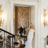 Dresses Kleinfeld Bridal Sexy | Sparkly Off-The-Shoulder Sheath Gown